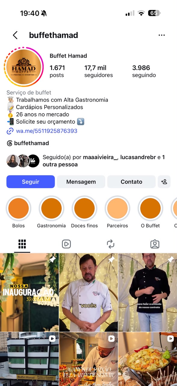 Imagem do cliente Buffet Hamad